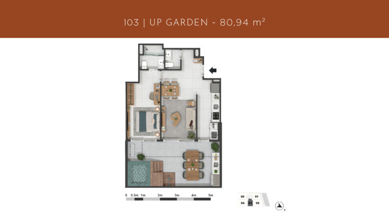Up Garden 103 - 80,94 - Gávea 99