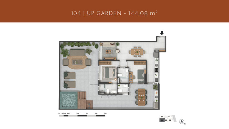 Up Garden 104 - 144,08 - Gávea 99