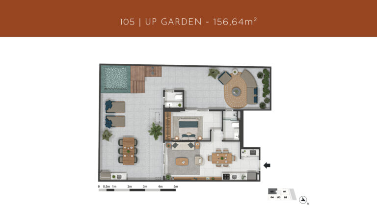 Up Garden 105 - 156,64 - Gávea 99